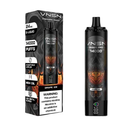 VNSN Quake Pro Grape Ice 14000 Puffs