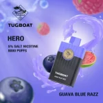 Tugboat Hero 8000 Puffs Guava Blue Razz